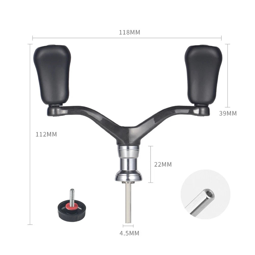 Carbon ABS Fishing Reel Handle for Optimal Strength and Performance