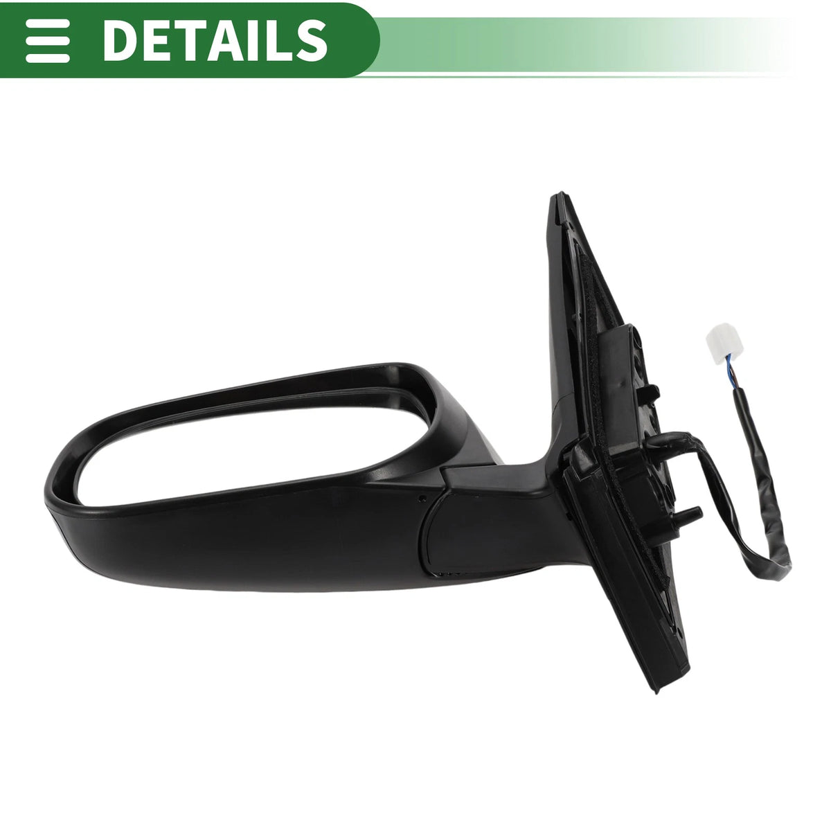 Left Side Door Mirror for Toyota RAV4 (2019–2023) Manual Folding Gloss Black