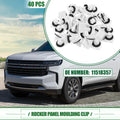 Rocker Panel Clips Set for Chevrolet Avalanche 2007–2013 (40 Pack)