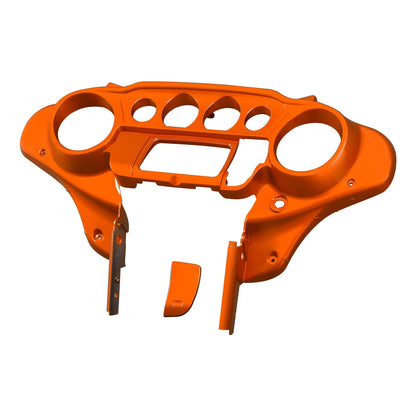 Inner Fairing for Harley Electra Glide & Street Glide (2014–2023) Scorched Orange/Black Denim