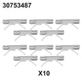 10Pcs Windshield Post Trim Clips for