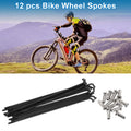 Bicycle Spokes Nipple Set 14G 112mm Stainless Steel for Universal (Universal)