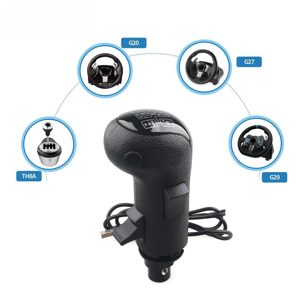 Simulator for Logitech G27 G29 G920 G923 Shifter Knob USB High/Low Gear
