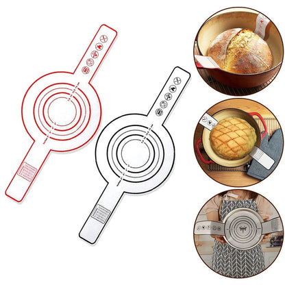 Flexible Dough Transferring Baking Mat with Long Handle
