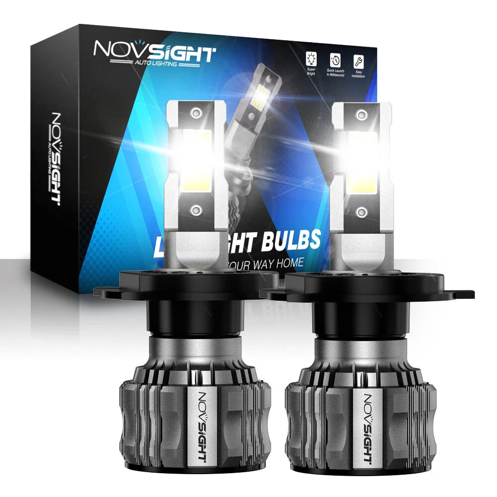 H4 LED Headlight Bulbs Conversion Kit for 15000LM 6500K