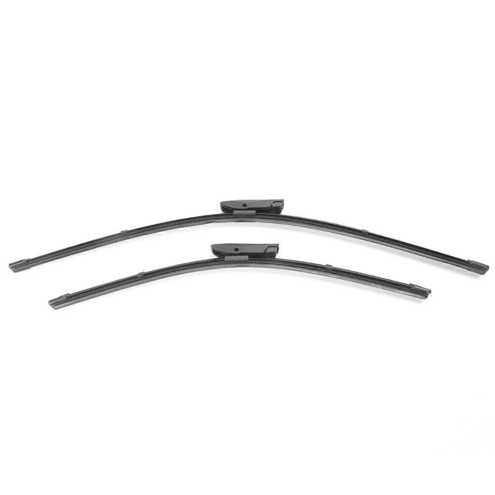 Set of 2 Bracketless Front Windshield Wiper Blades for Renault Fluence (2010–2016)