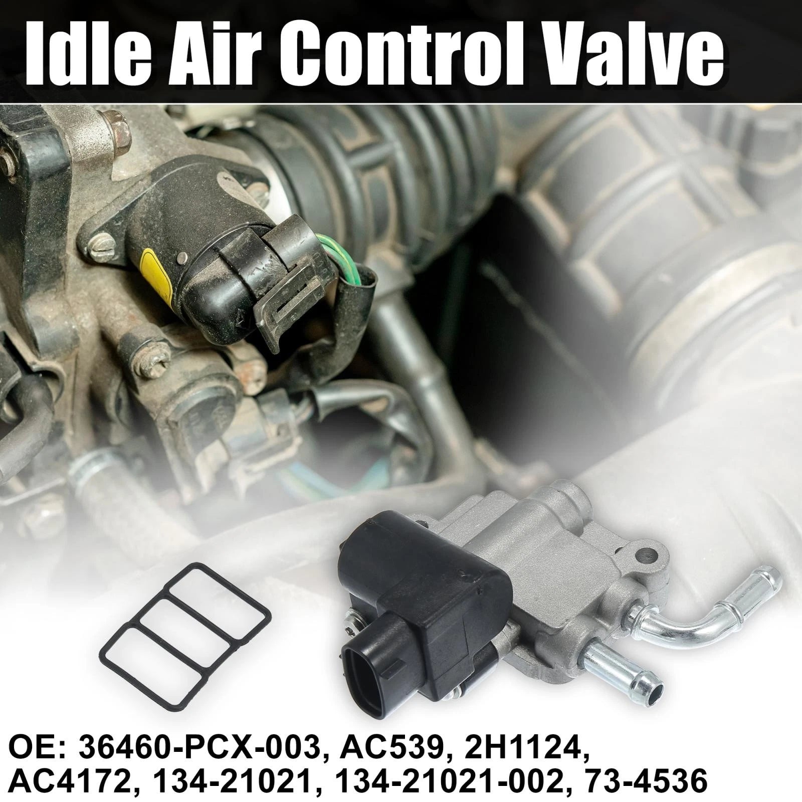 Idle Air Control Valve with Gasket Replacement for Honda S2000 (2000–2005)