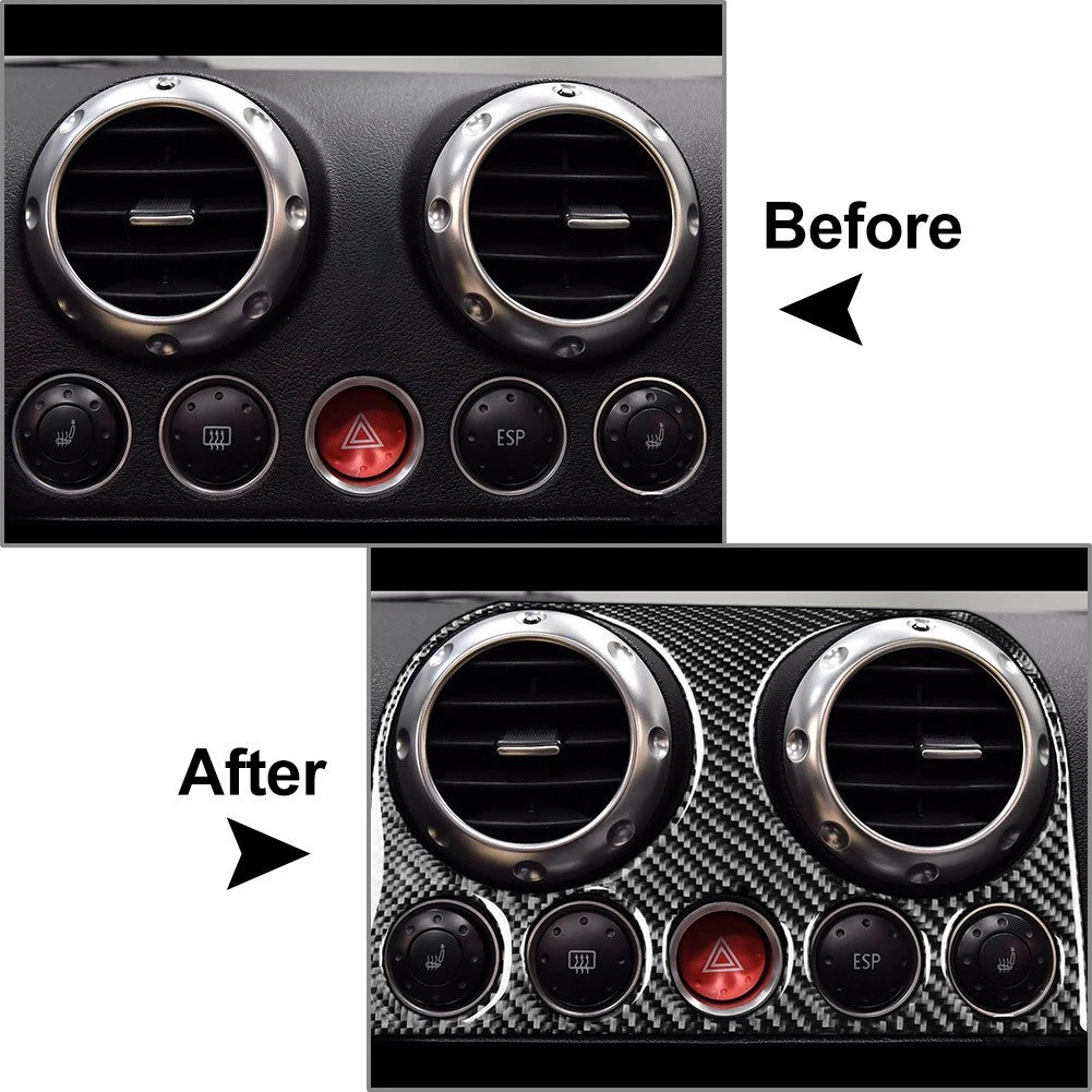Center Console Air Vent Outlet Panel Cover Trim for Audi TT (2001–2006)