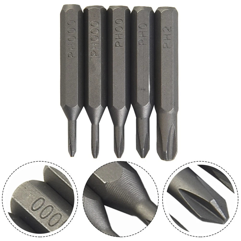 Screwdriver Bits Set of 4 PH0 PH00 PH000 PH0000 for Handworking Tools