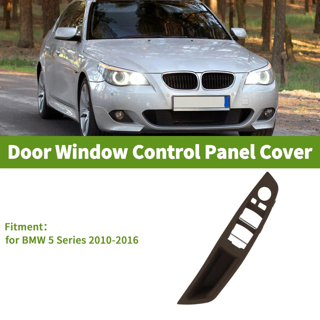 Front Left Side Window Switch Bezel Cover for BMW 5 Series (2010–2016)