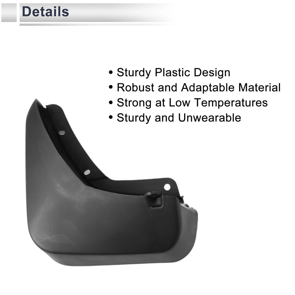 Set of 2 Mud Flaps Splash Guards for Audi Q3 (2012–2016)