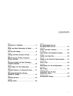 Engineer to Win: Racing Car Materials Guide by Carroll Smith