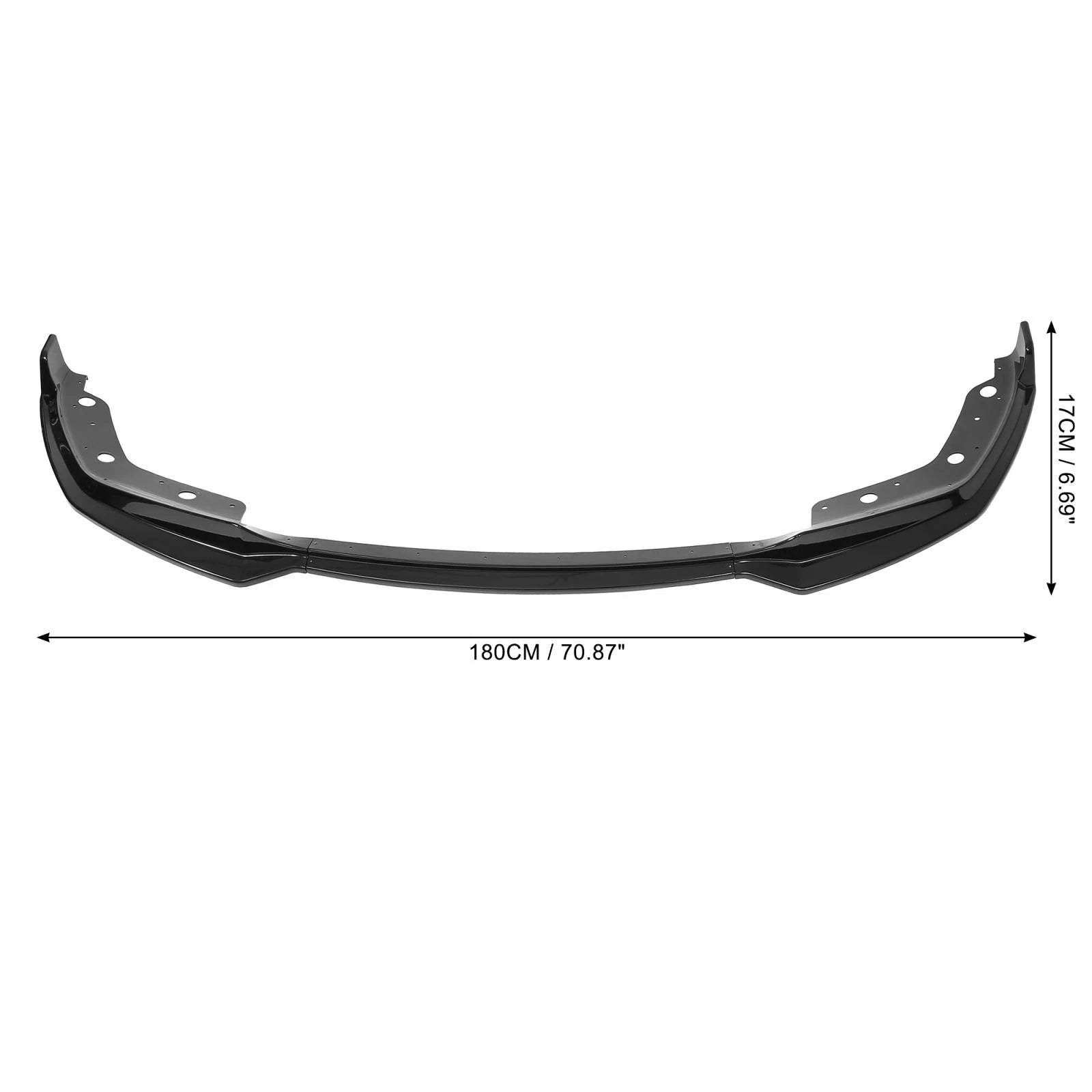 Front Bumper Bottom Lip Splitter Set Glossy Black for BMW 3 Series G28 (2019–2021)
