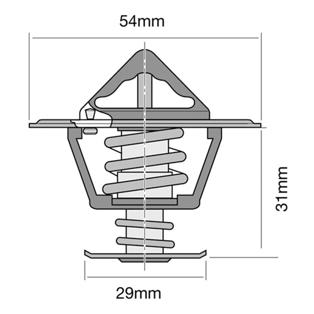 High Flow Thermostat for Ford Maverick DA 6cyl 4.2L TD42 (1988–1993)