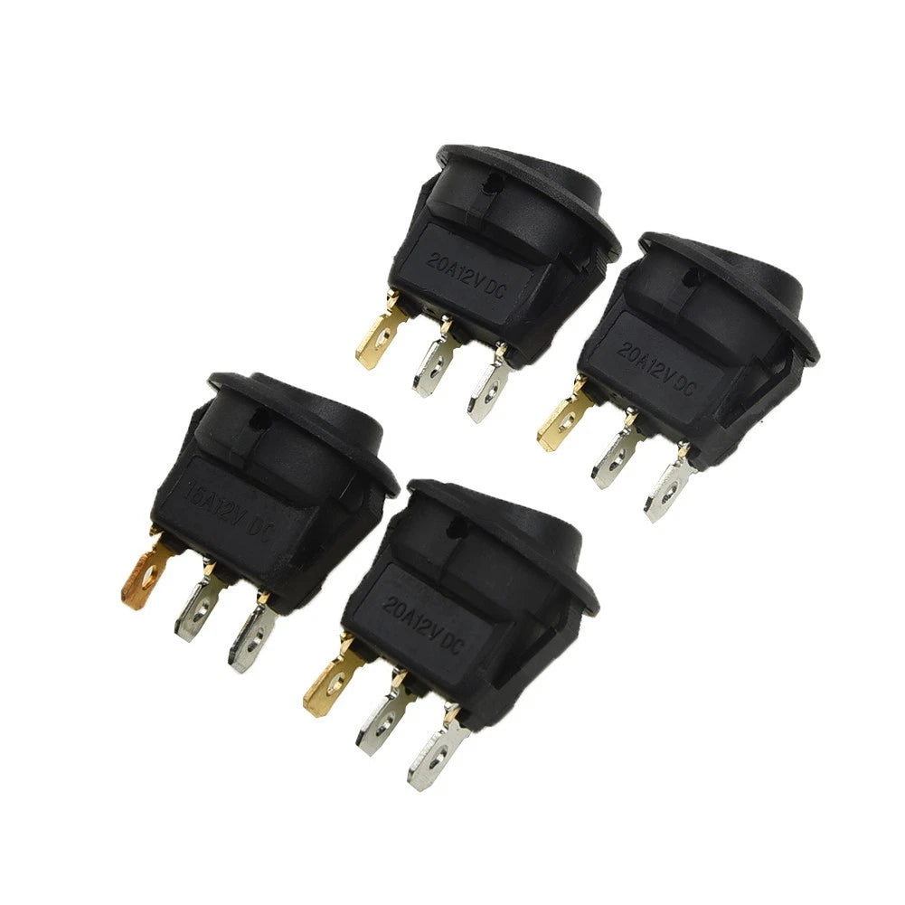 LED Round Rocker Switch for Car Dashboard 12V (Universal)