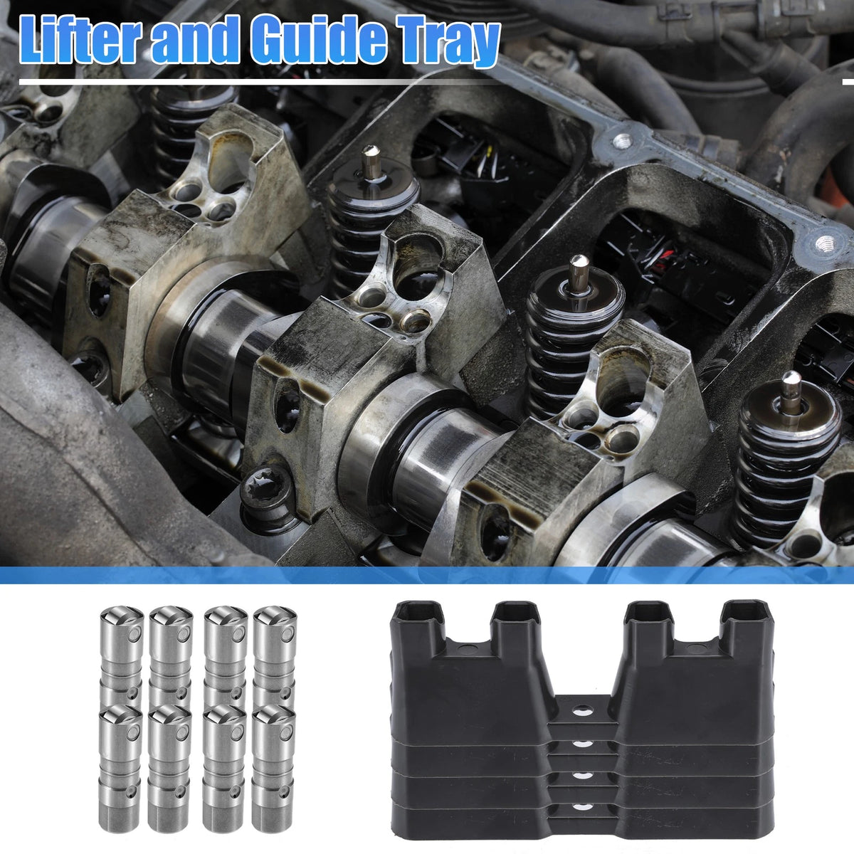Hydraulic Roller Lifters and Guide Tray for Chevrolet Camaro 5.7L (2010–2015)