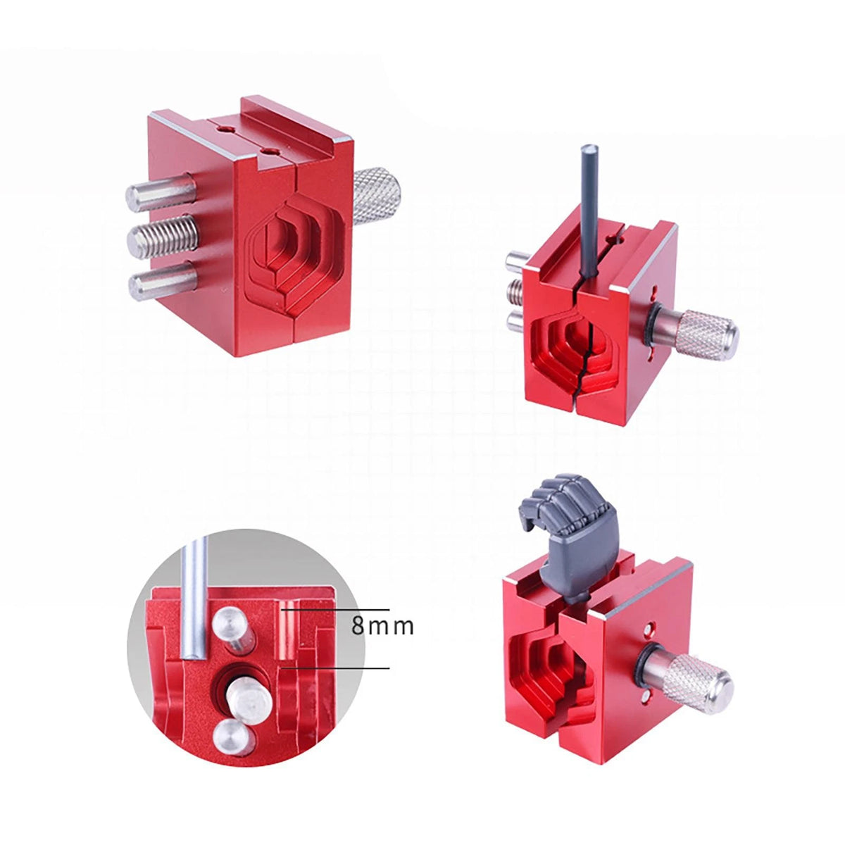 Adjustable Aluminum Alloy Mini Vise for Gundam Model