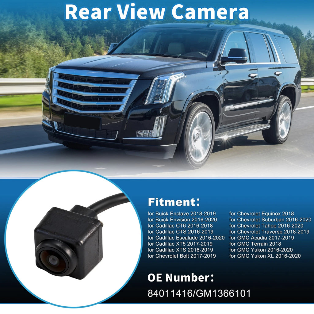 Rear View Backup Park Assist Camera for Cadillac Escalade (2016–2020)