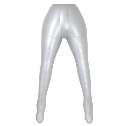 Inflatable Female Leg Mannequin Model - Silver