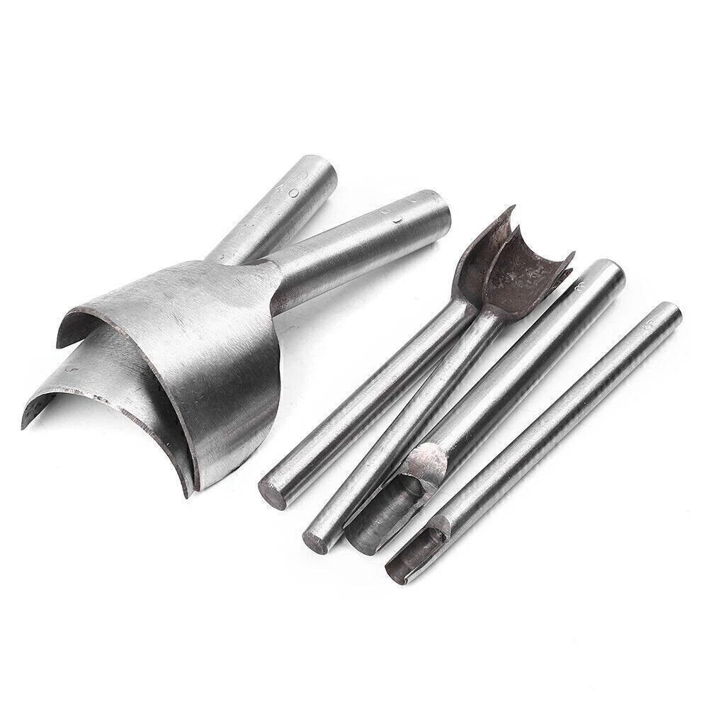 Leather Craft Half-Round Cutter Punch Tool for DIY Projects (5-50MM)