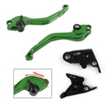 CNC Short Clutch Brake Lever for Kawasaki ZZR600 ZX6R ZX9R ZX10R Z1000 (1990–2023)