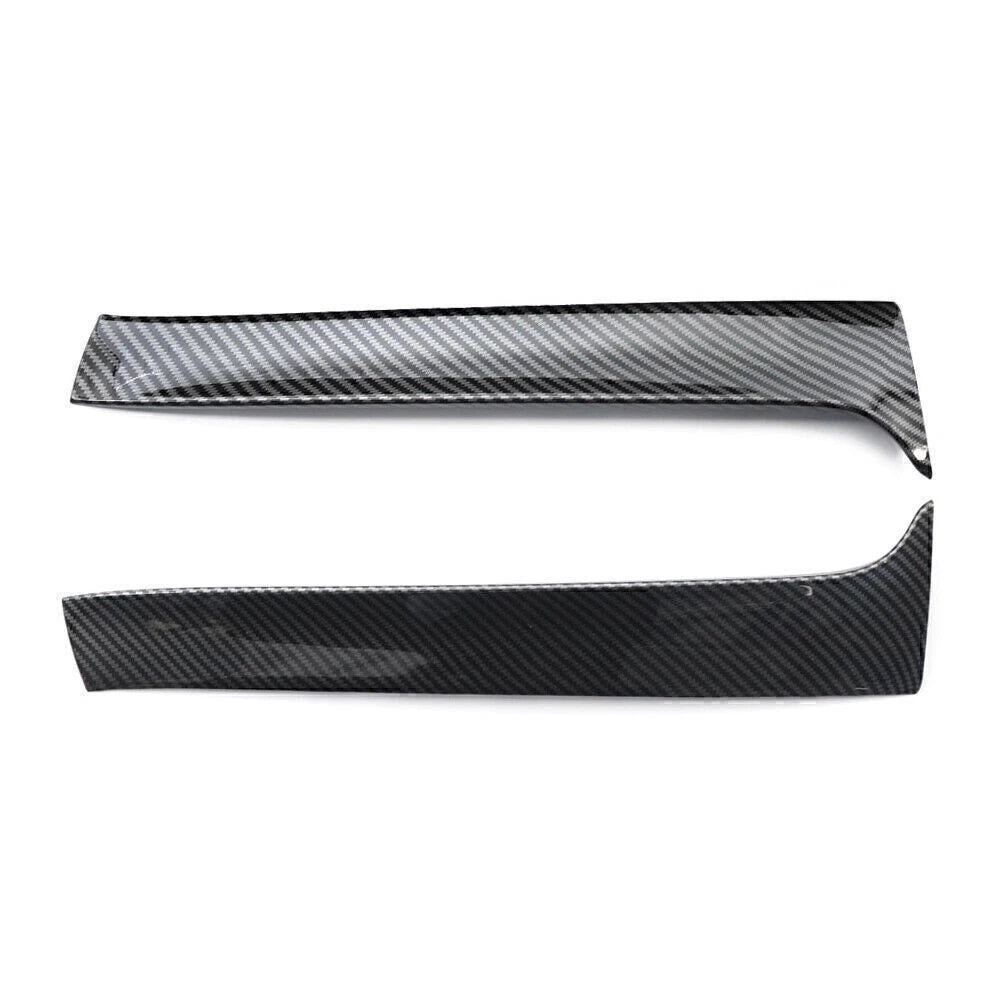 2X Rear Window Side Spoiler Canard Trim for VW Golf 7 MK7 (2014–2017)