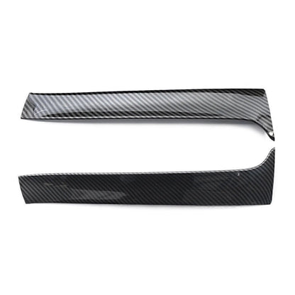 2X Rear Window Side Spoiler Canard Trim for VW Golf 7 MK7 (2014–2017)