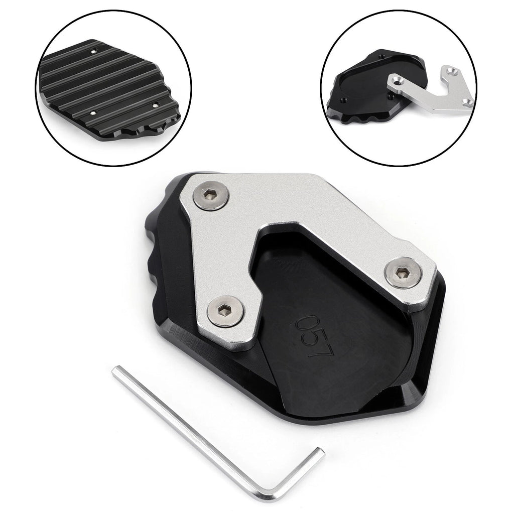 CNC Side Stand Extension Kickstand Enlarger Plate for BMW F750GS (2018–2019)