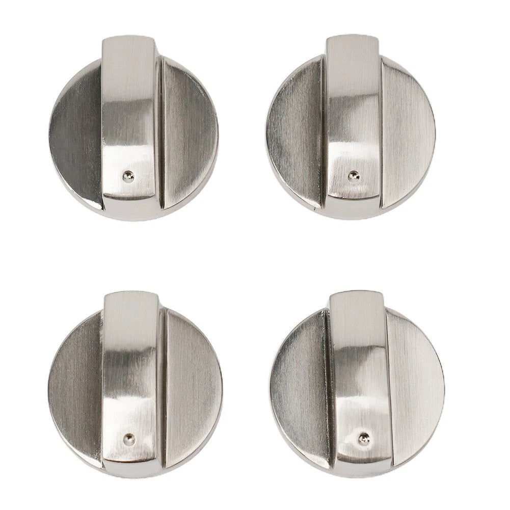 Gas Stove Control Knobs for Electric Cooker (Silver)