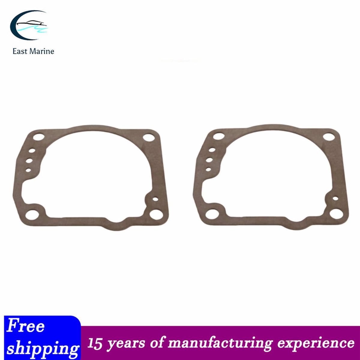 (2) 335070 NEW Johnson Evinrude OMC Float Bowl Gasket V4 V6 60 degree engines