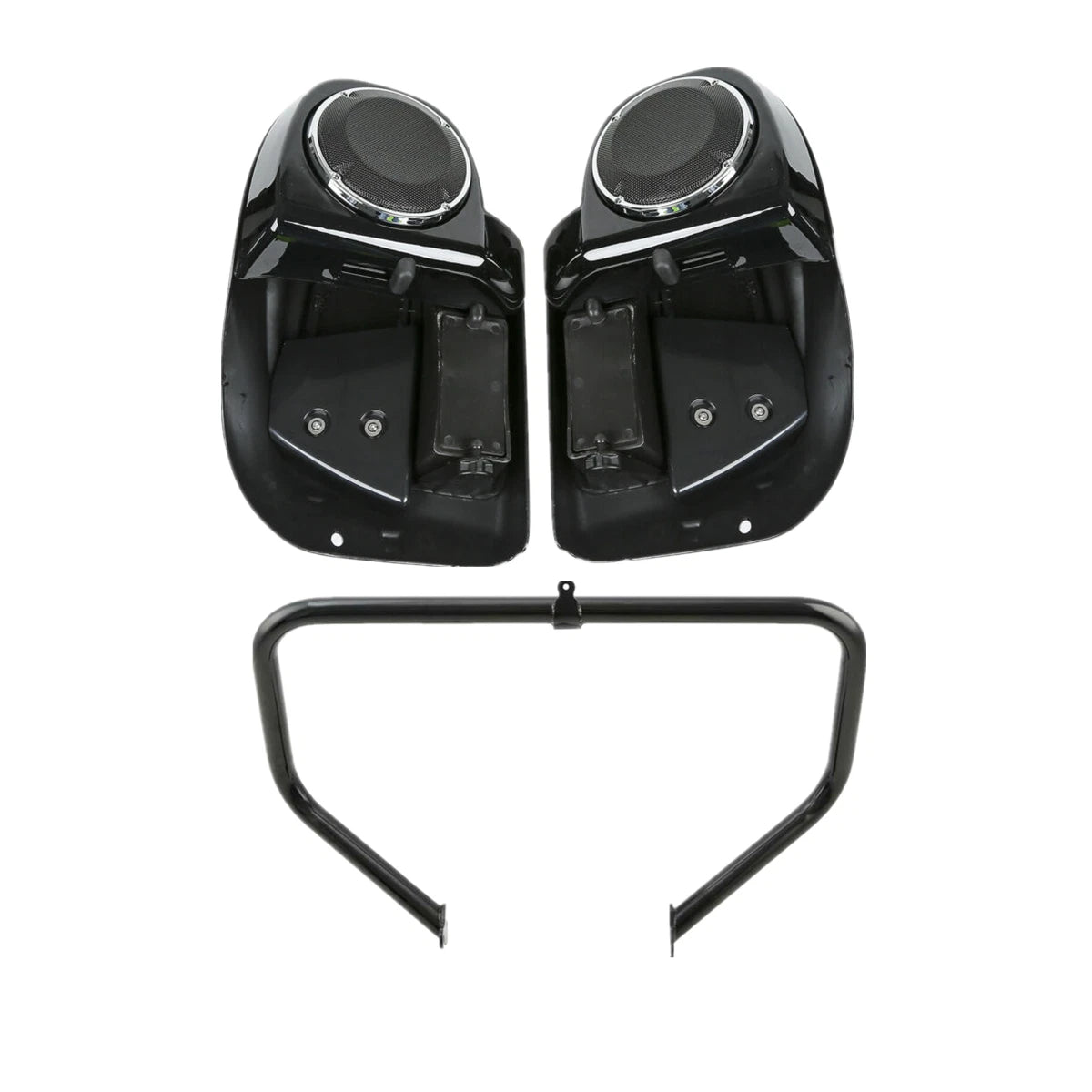 Lower Vented Fairings 6.5" Speaker Engine Bar for Harley Electra Glide (2014–2024)