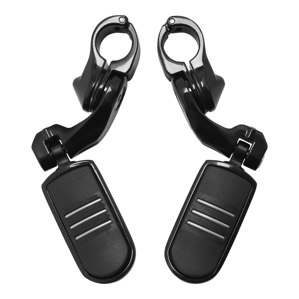 Short Angled Highway Pegs for Harley (1-1/4", Black)