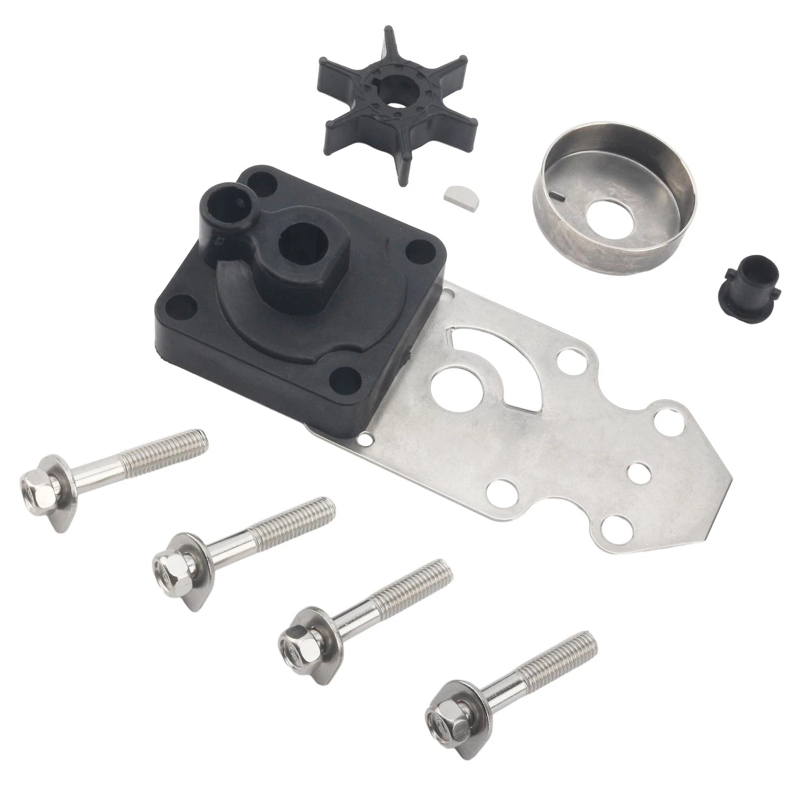 Water Pump Repair Kit for Yamaha Marine 9.9 15 HP Outboard (1990–2023)