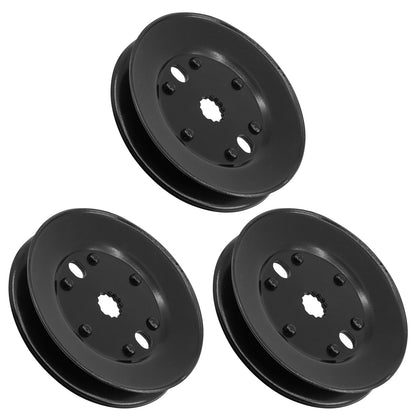 Deck Spindle Pulley Replacement for John Deere X534 48 in 58 in (Qty 3)