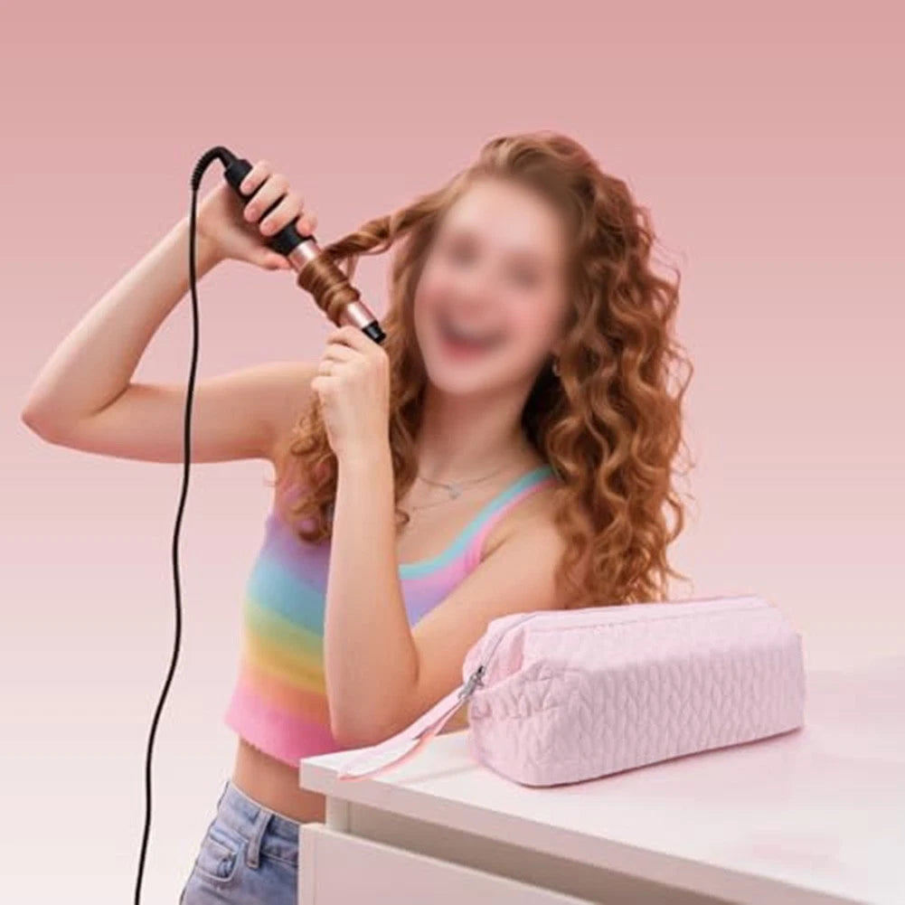 Portable Storage Bag for Hair Dryer and Curling Iron