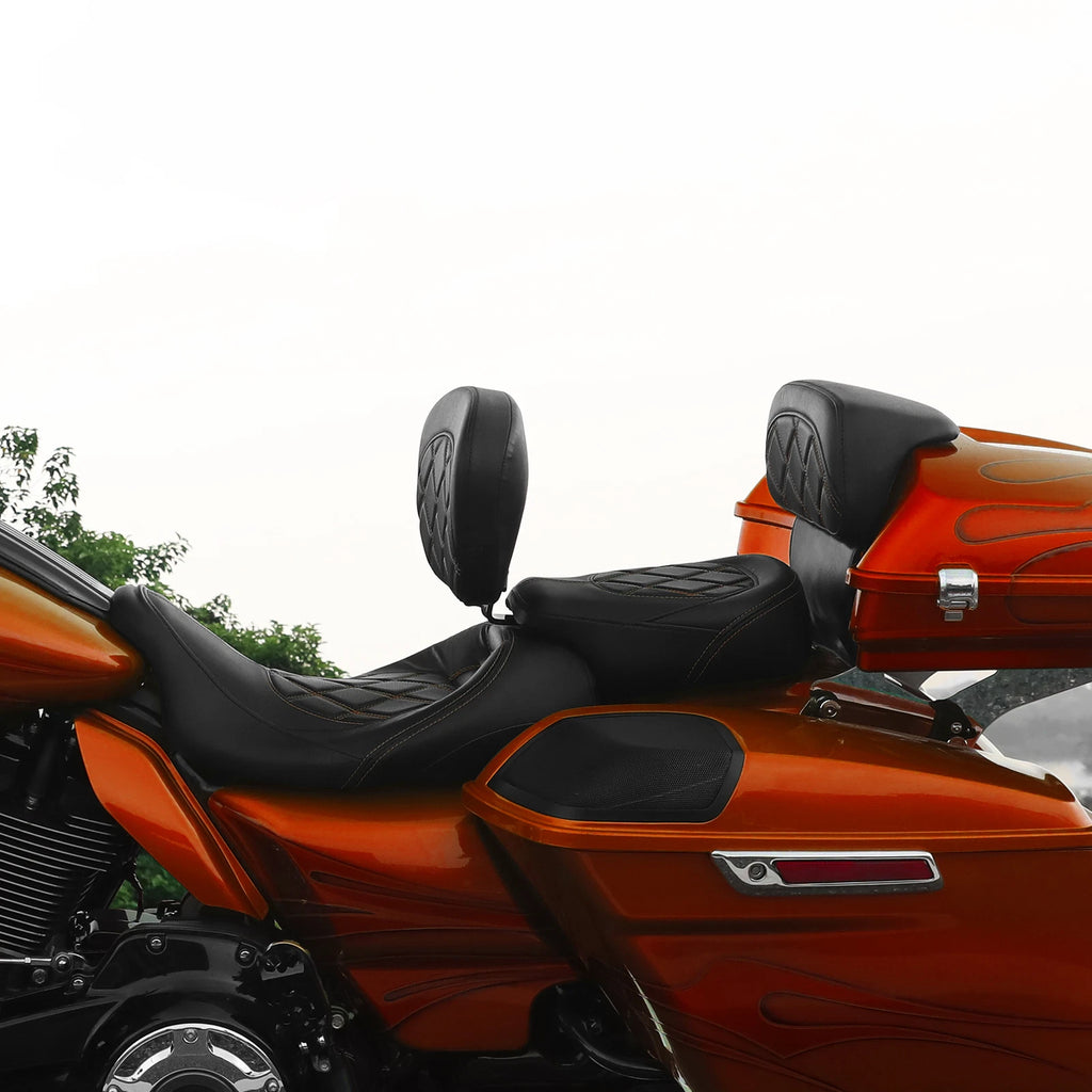 Razor Chopped Trunk Backrest Pad for Harley Electra Glide (2014–2025)