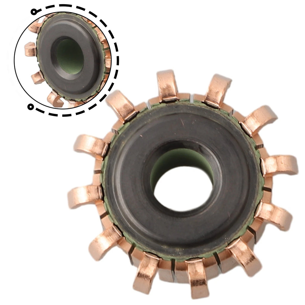 12P Teeth Copper Hook Type Commutator for