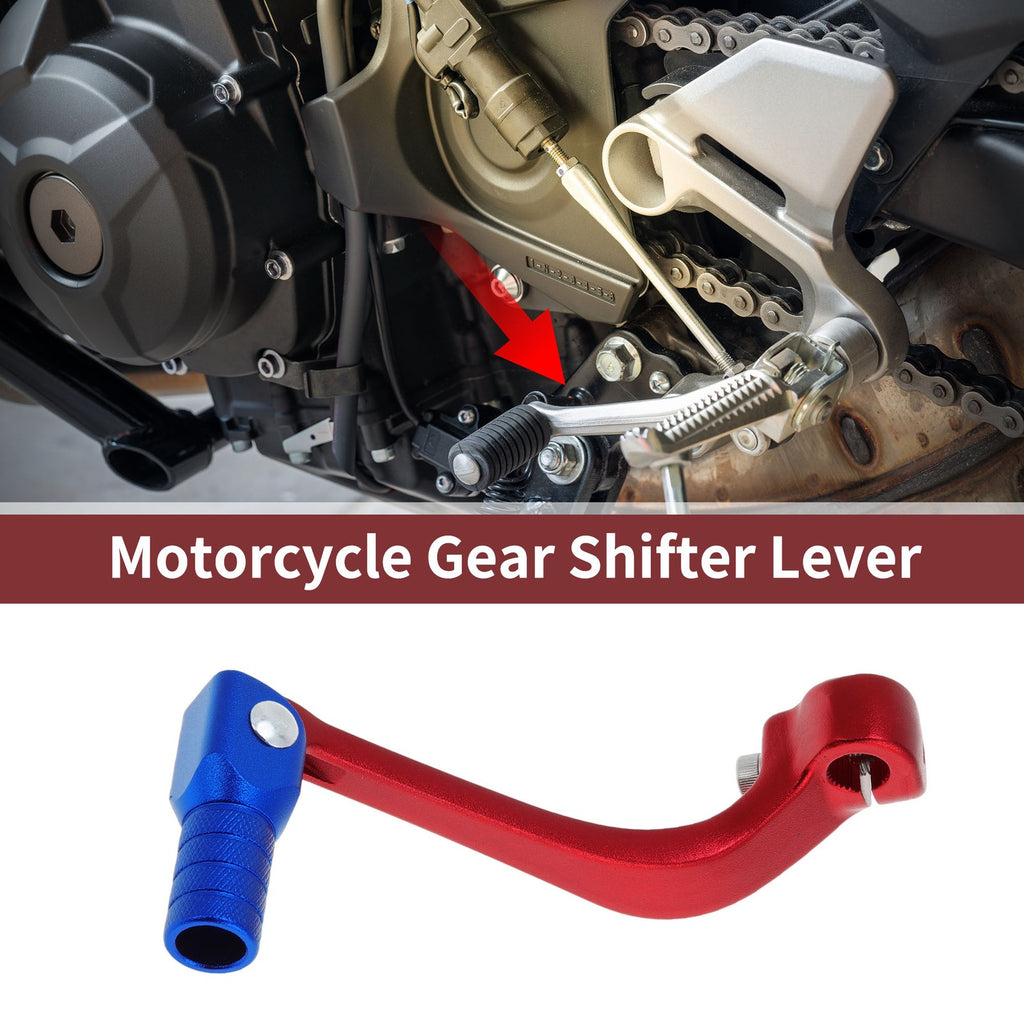 Folding Gear Shifter Lever for Honda CRF110F 2013–2018 Red Blue