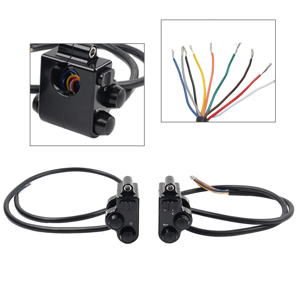 1" 25mm Handlebar Switch Controls Housing for Harley (Universal)