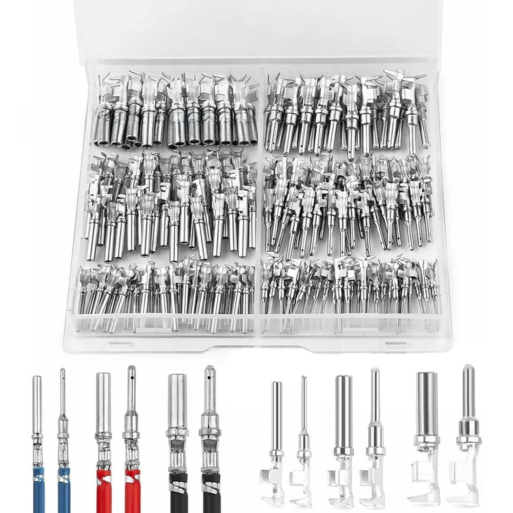 180PCS Crimp Terminal Kit for Deutsch DTP DTM Wire Harness Systems