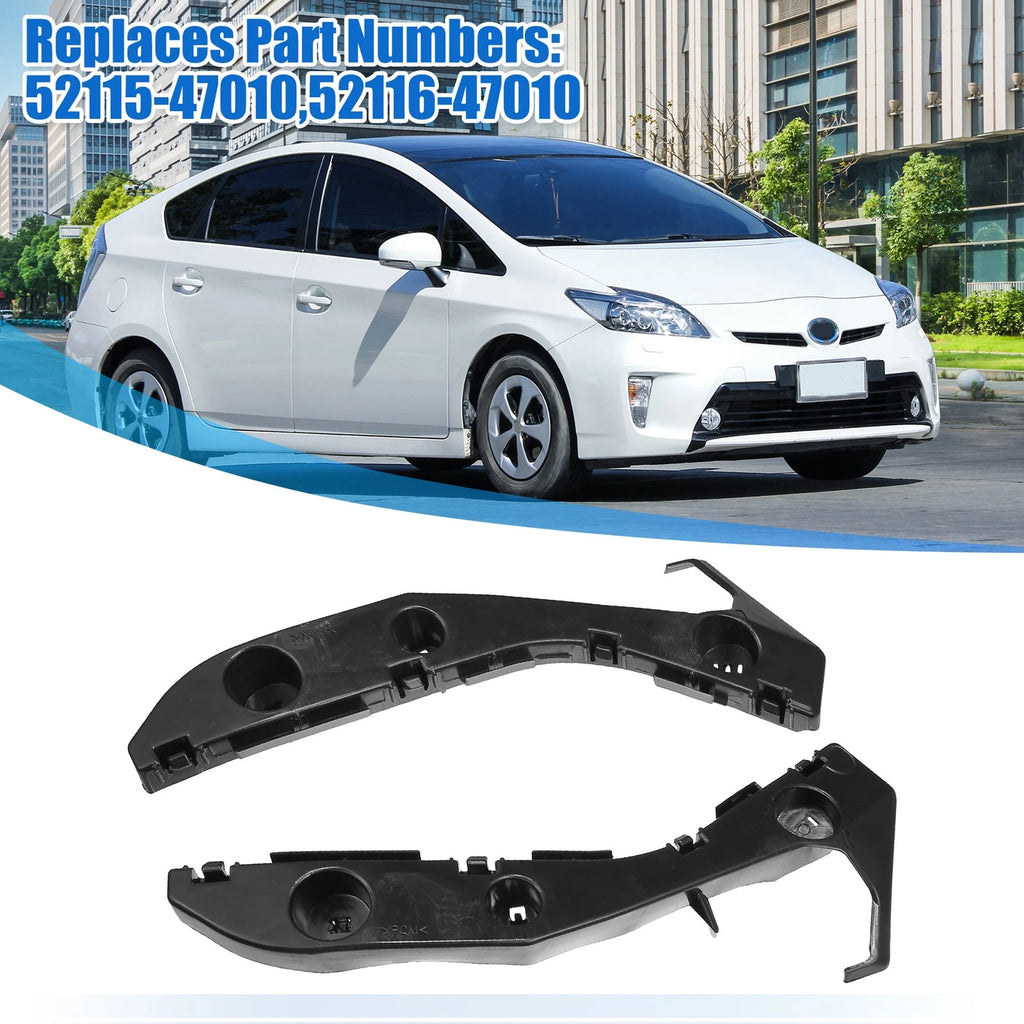 Front Bumper Mounting Support Bracket Pair for Toyota Prius (2010–2015)