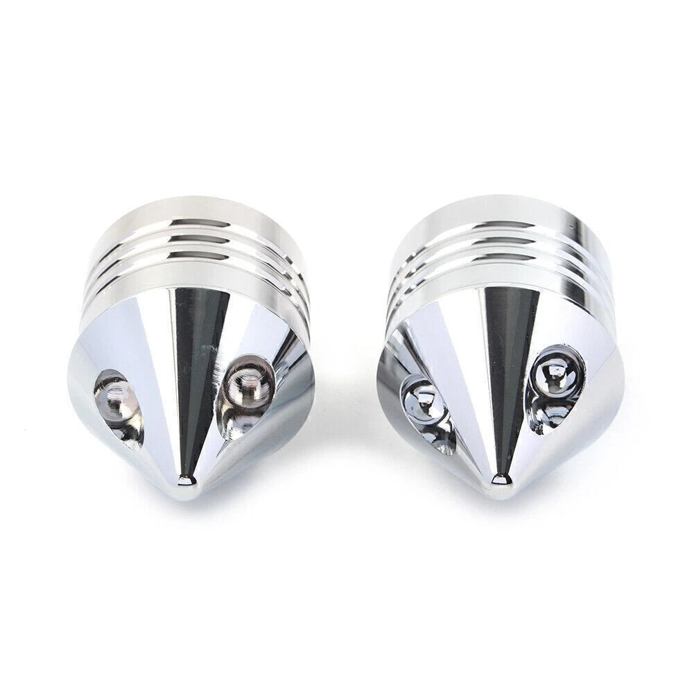 Front Axle Cap Nut Cover for Harley Electra Glide Sportster Dyna (2000–2023) Chrome
