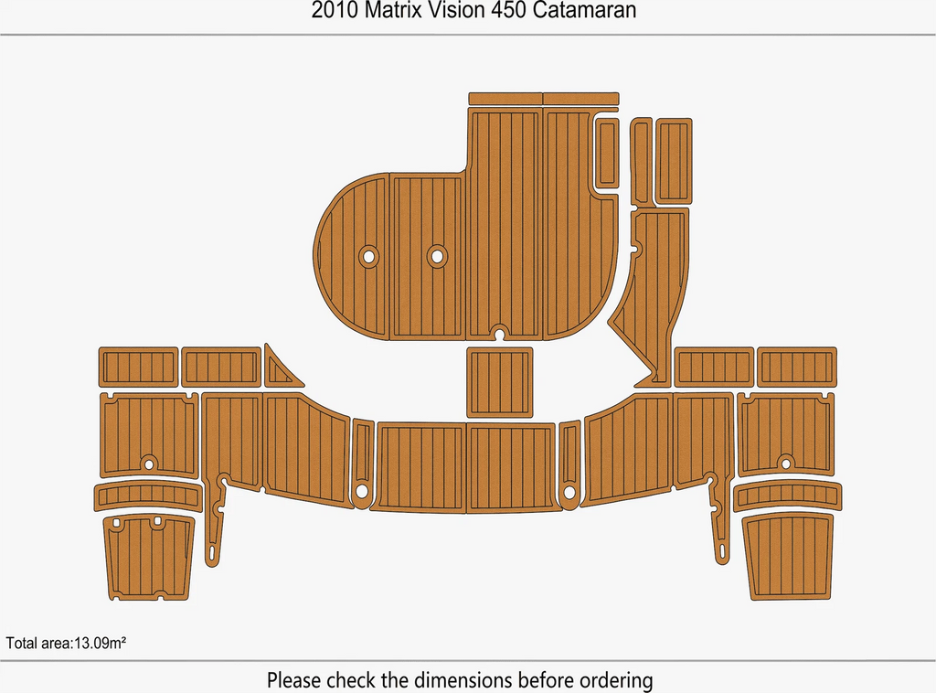 EVA Pad Flooring Mat for 2010 Matrix Vision 450 Catamaran