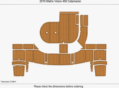 EVA Pad Flooring Mat for 2010 Matrix Vision 450 Catamaran
