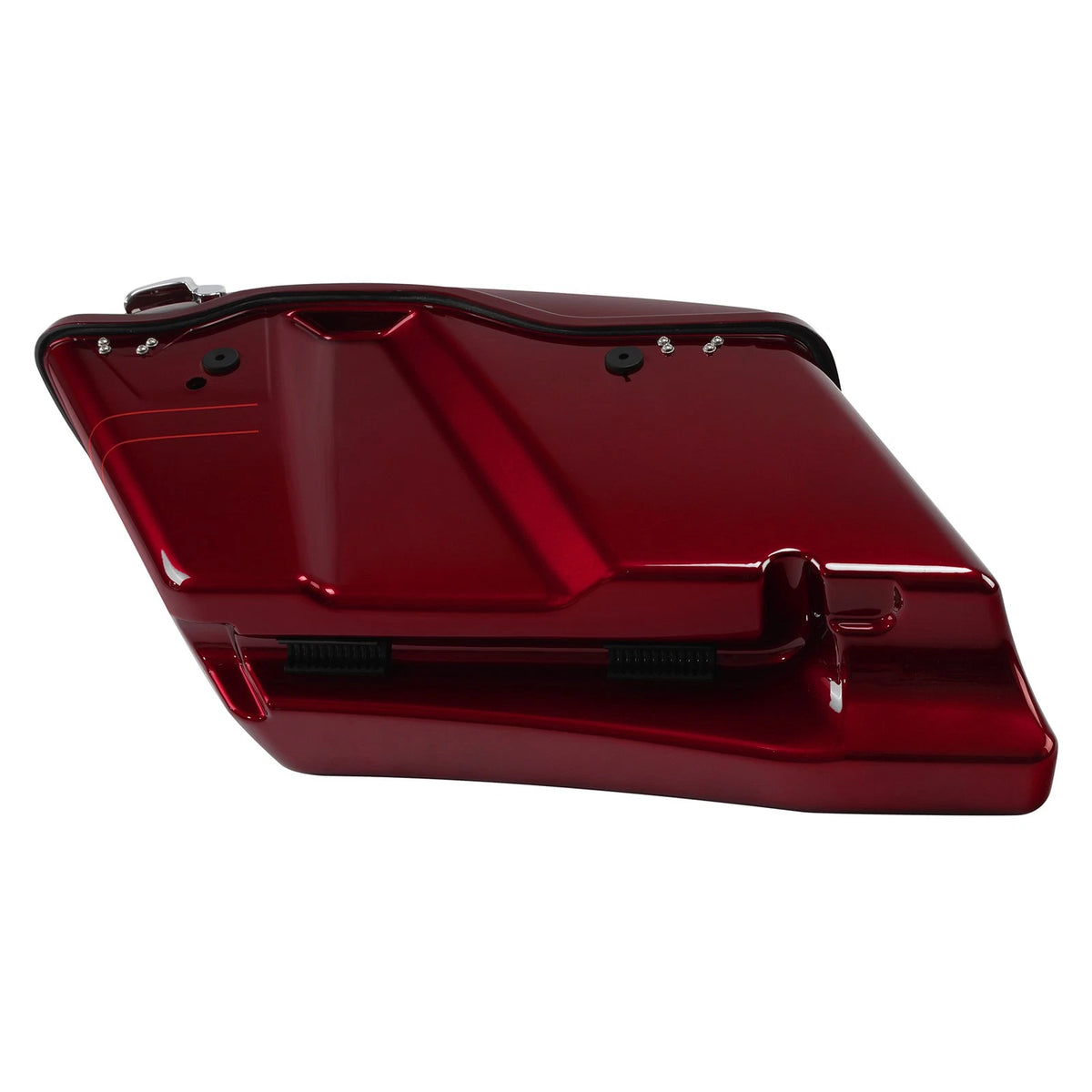 4" Stretched Saddlebags for Harley Road Glide (2014–2024) Velocity Red Sunglo