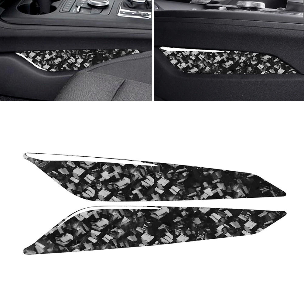 2X Gear Shift Box Side Panel Cover Trim for Audi A4 B9 A5 S4 RS4