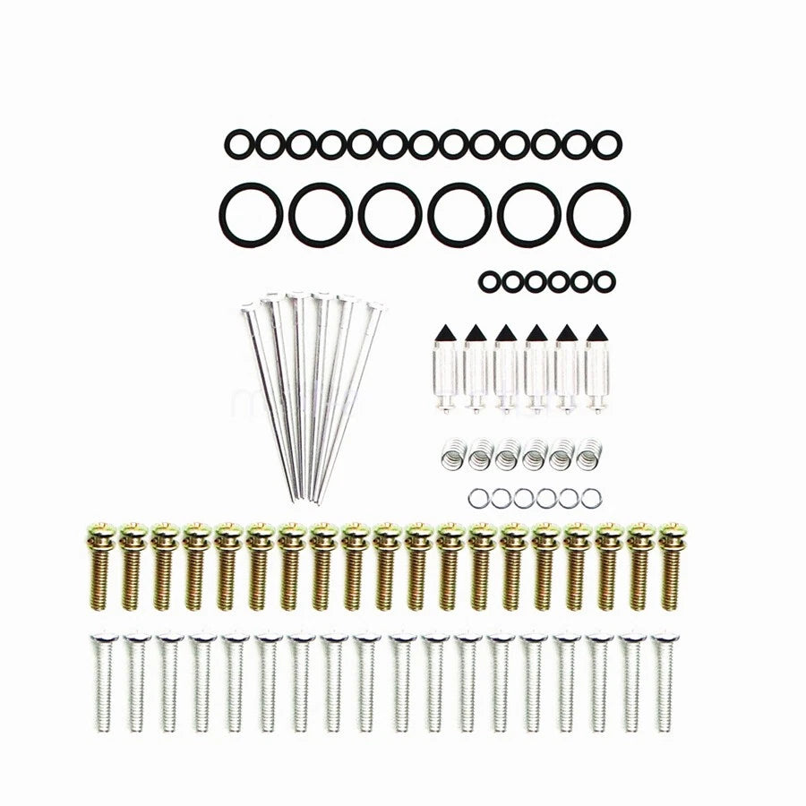 6 Set Carburetor Rebuild O-rings Gaskets Needle Kit for Honda GL1500CD Valkyrie