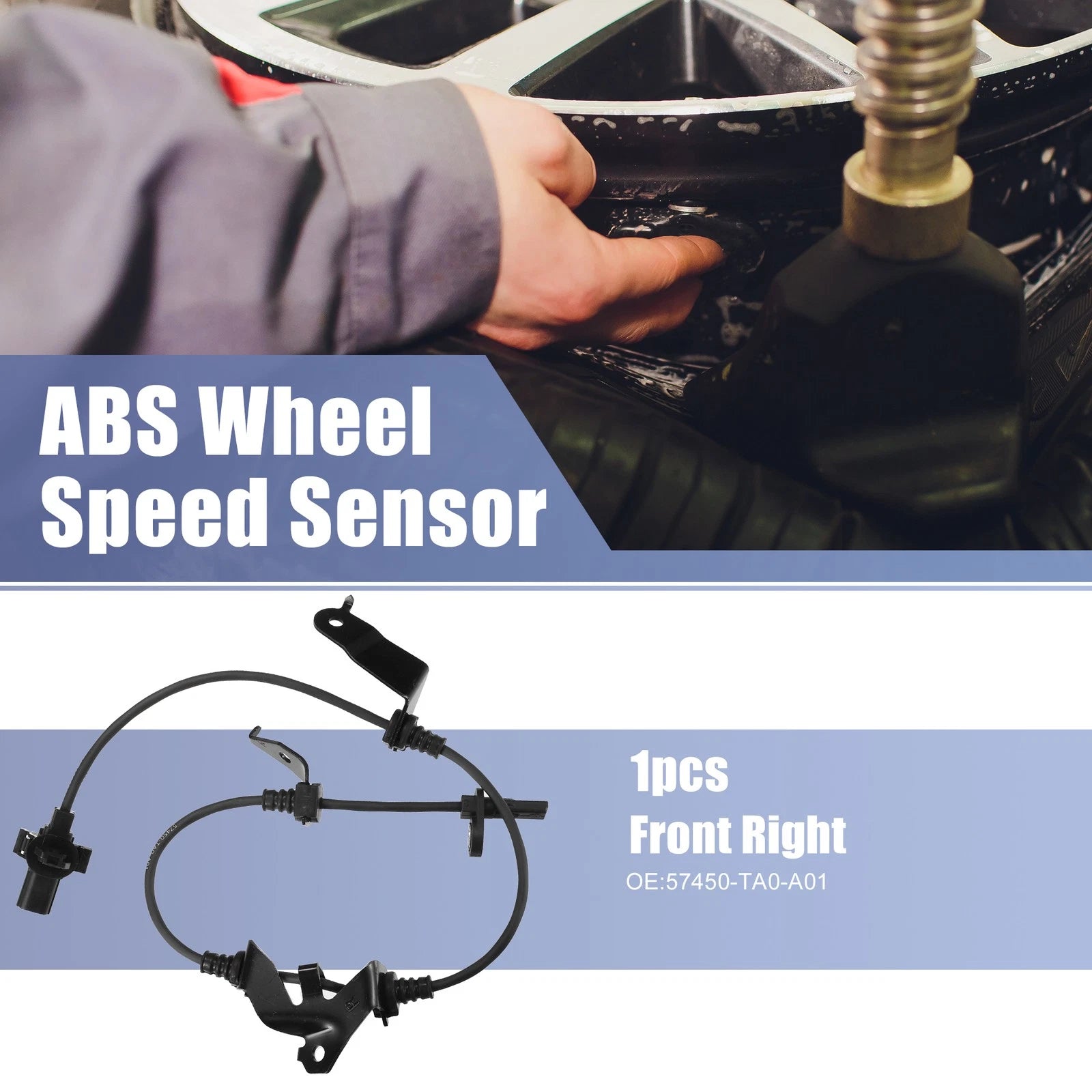 ABS Wheel Speed Sensor Front Right Replacement for Honda Accord (2013–2017)