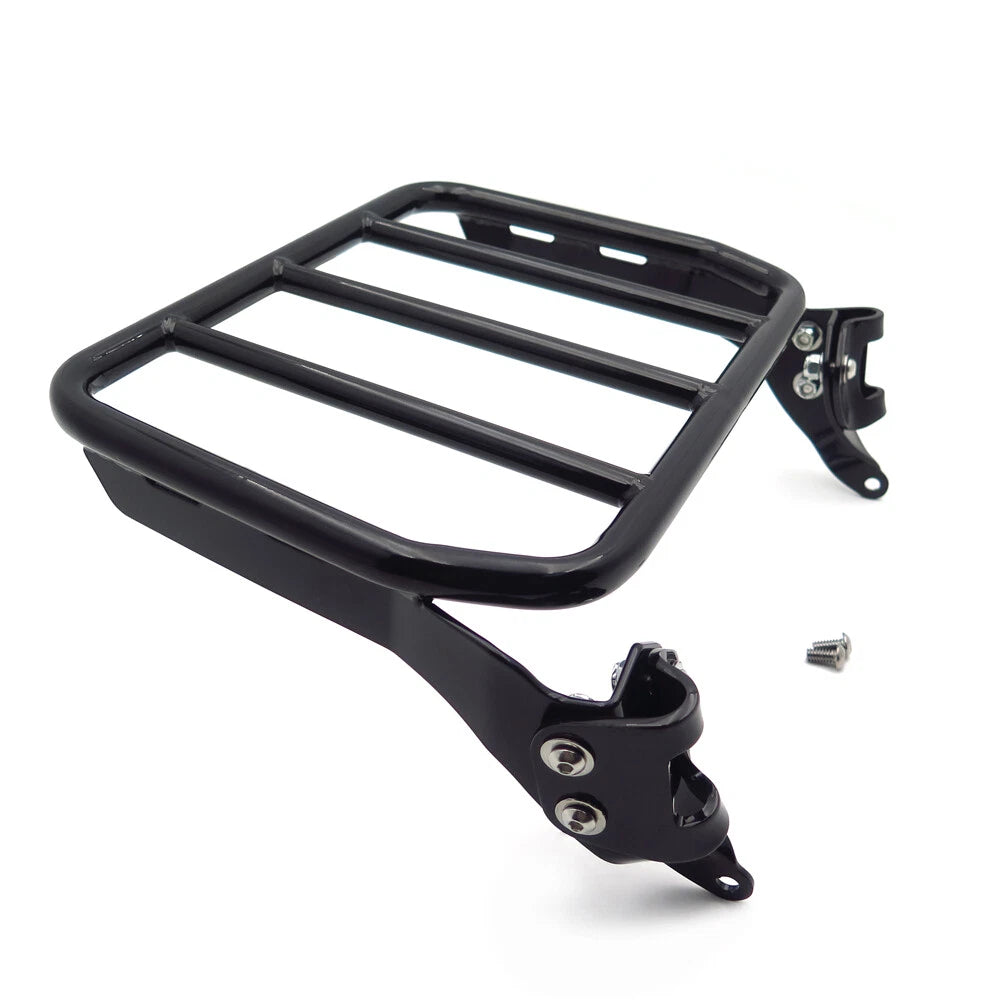 Black Sport Luggage Rack for Harley Davidson FLFB FLFBS FXBR (2018–Present)