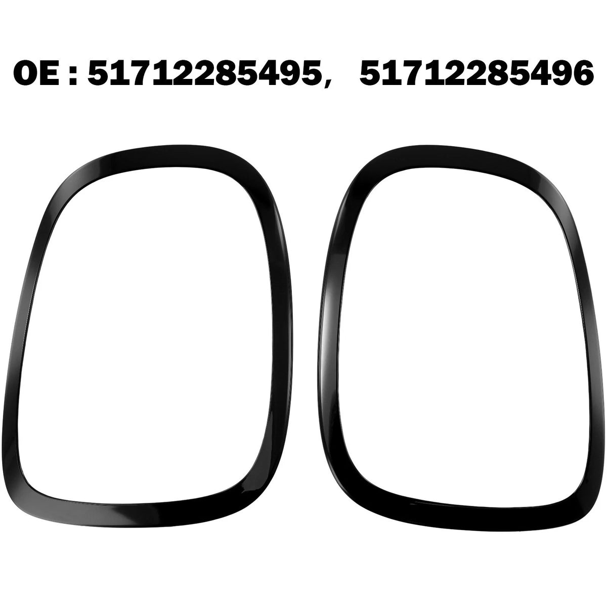 Tail Light Bezel Trim for Mini Cooper F55 F56 F57 (2014–2023)